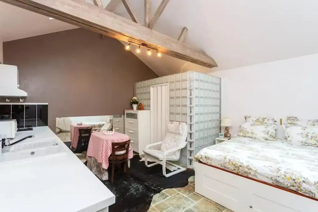 Studio avec jardin clos et wifi a Ville d'Avray a 1 km des pistes