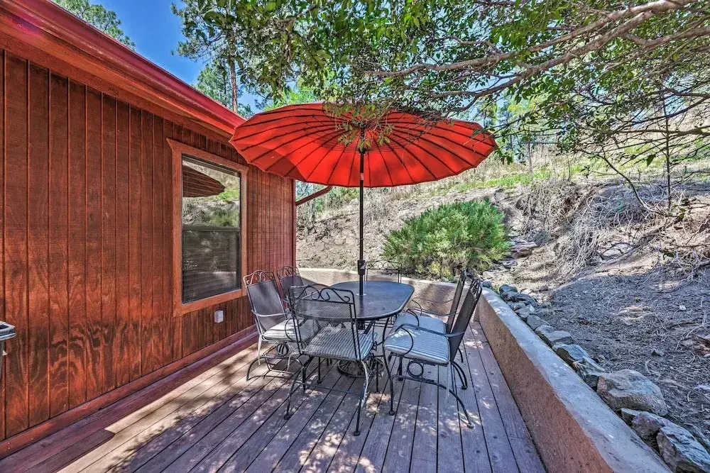Wooded Ruidoso Hideaway w/ Deck: Ski, Hike & Golf!