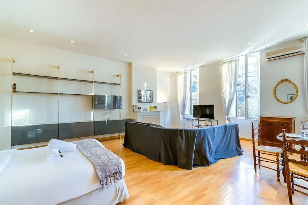 Large Air-conditioned One-room Apartment - Terrace