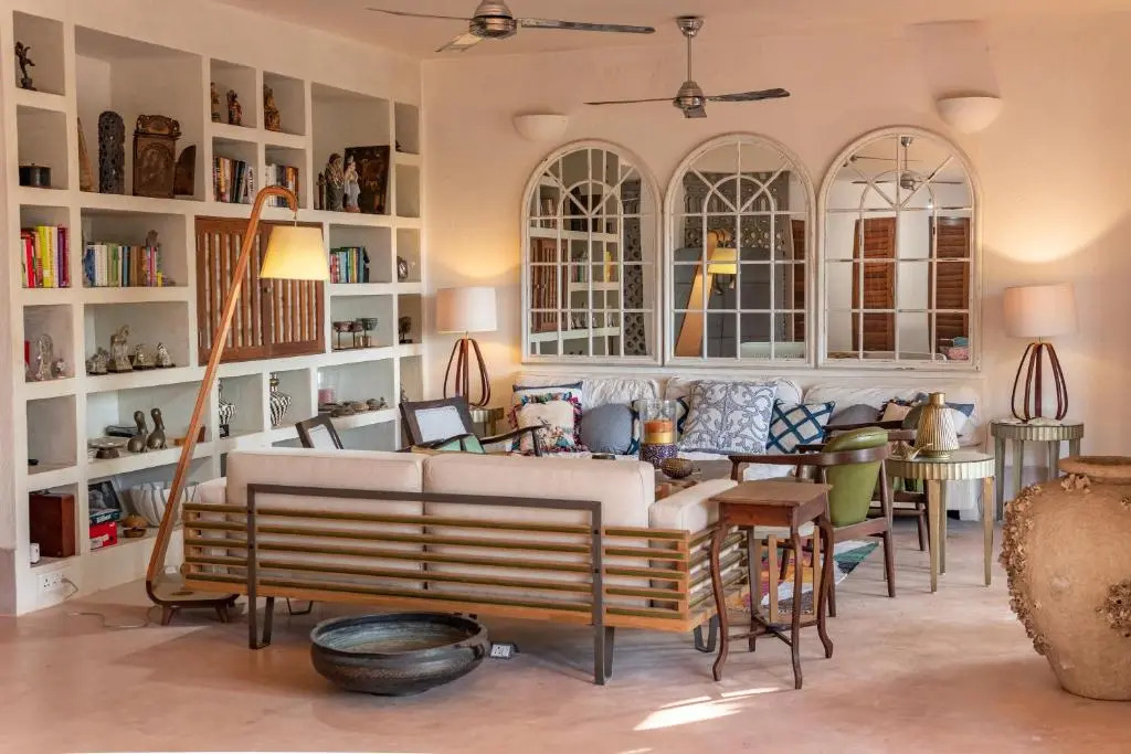 SaffronStays Stella Maris Beach House - 5BR pet-friendly beachfront estate with yoga pavilion, luxury tents & private Redi Beach access