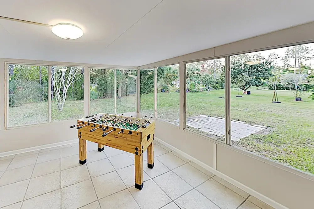 New Listing! Luxe Getaway W/ Sunroom, Near Beach 3 Bedroom Home