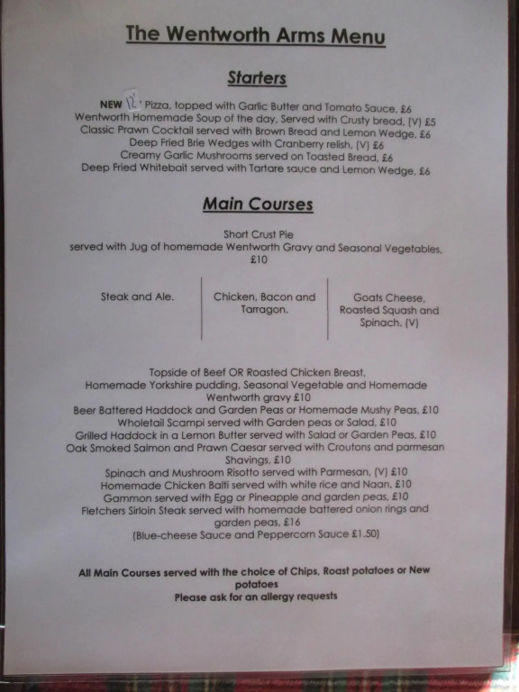 Wentworth arms