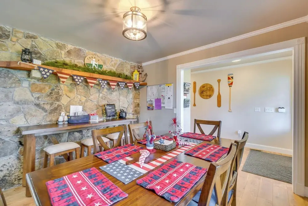 River-view Somerset Home: Large Deck, Fire Pit!