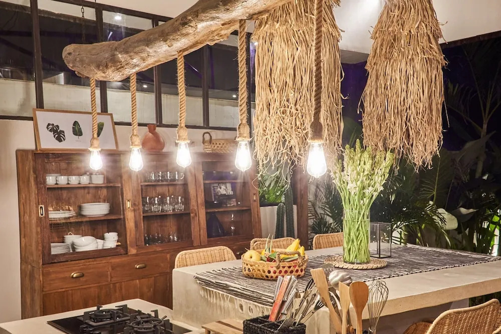 Fabulous 3BR Boho-chic Style, Umalas With Staff