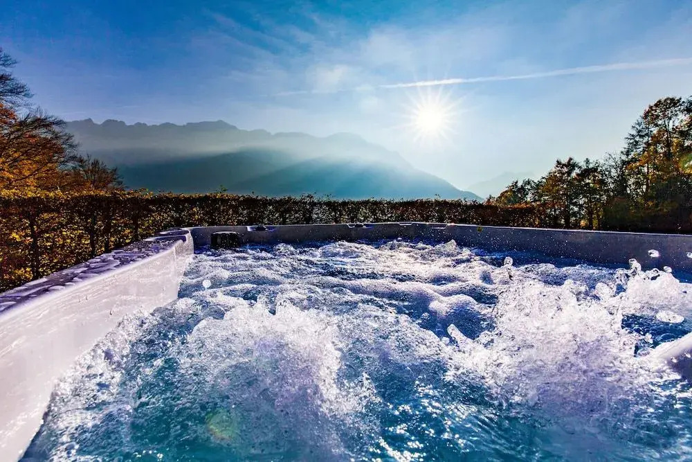 Luxus Ferienhaus Salzburg Chalet mit Pool, Sauna, Whirlpool, Kamin