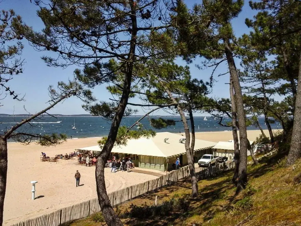 Appartement d'une chambre a Arcachon a 30 m de la plage avec vue sur la mer terrasse amenagee et wifi