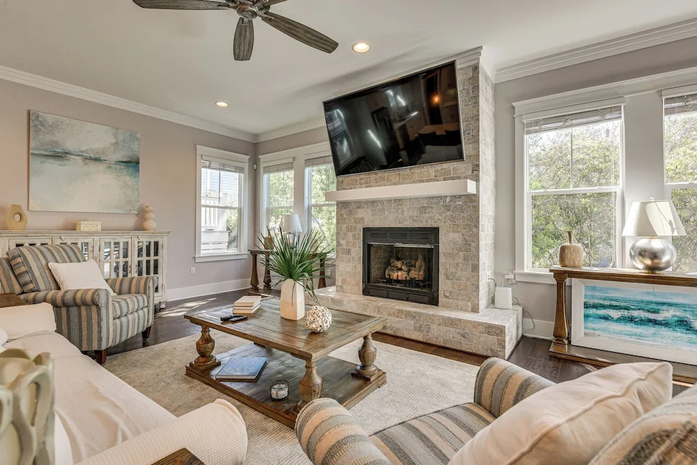 1 Mi to Blue Mtn Beach! 30A Getaway w/ Golf Cart