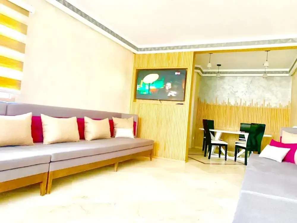 Apartment With 2 Bedrooms in Marrakech, With Wonderful City View, Shared Pool, Enclosed Garden