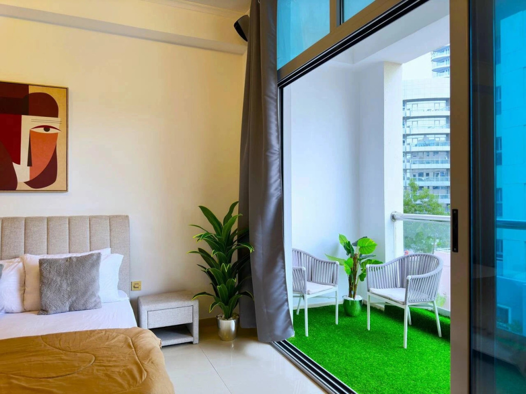 Квартира Marina Canal Studio Balcony Near JBR Beach