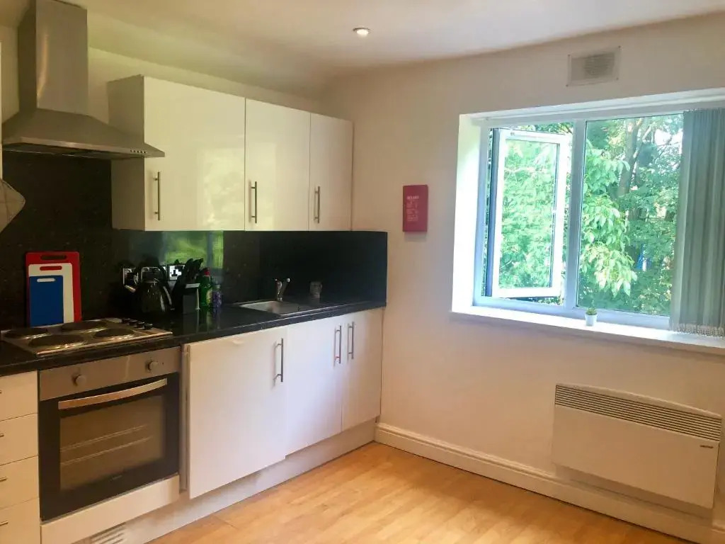 Block of 4 private apartments for groups of up to 23!