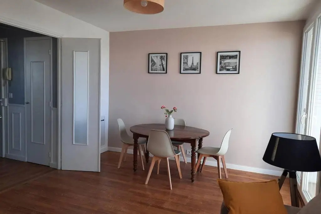appartement 70m² 3 chambres avec 3 lits 2 places
