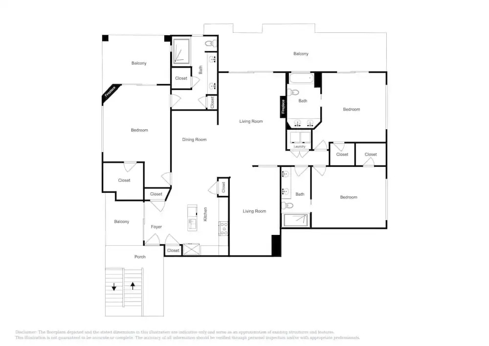 Sleek 3br, 3ba W/hot Tub, 3 Patios, Mountain Views 3 Bedroom Condo