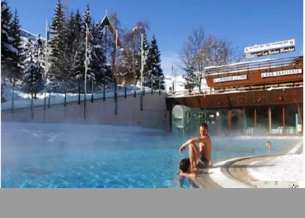Studio In Villarembert With Wonderful Mountain View And Furnished Balcony 200 M From The Slopes