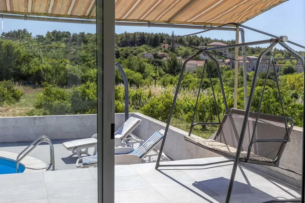 Villa Baras garden - house with pool