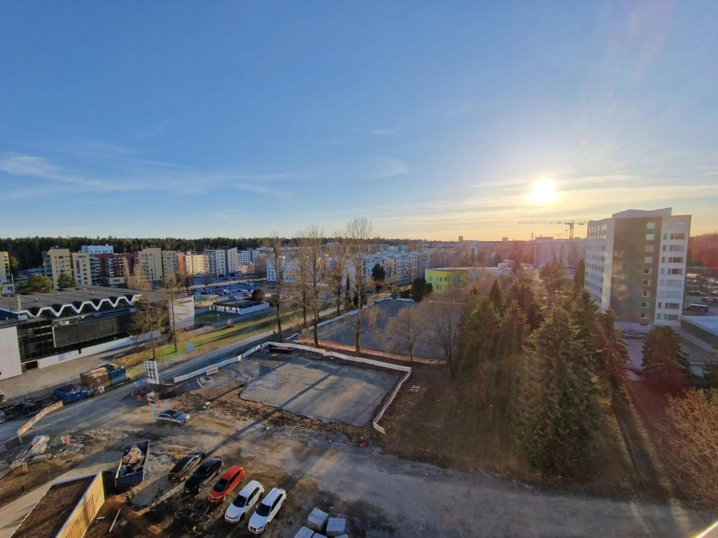 62m2 10th floor modern apartment with sauna and view