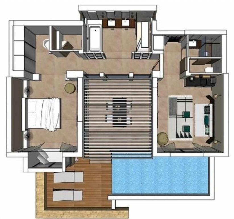 Eagles Villas Halkidiki Ocean One Bedroom Pool Villa