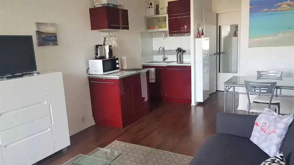 Réf 554 ,Seignosse océan, joli Studio Vue Mer classé 3 étoiles , proche plage et centre, 2 personnes