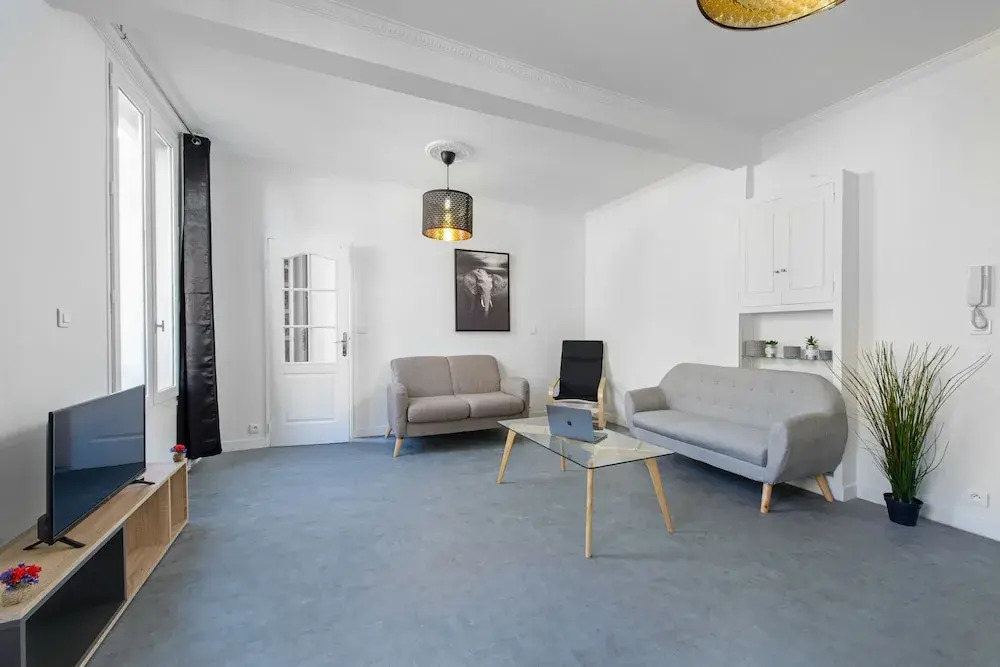 T3 6persons at 5 min from Porte de Paris
