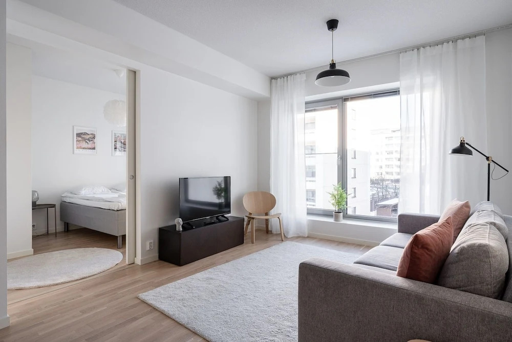 Stylish New 1BR Home with Sauna, Hosts 4 Guests