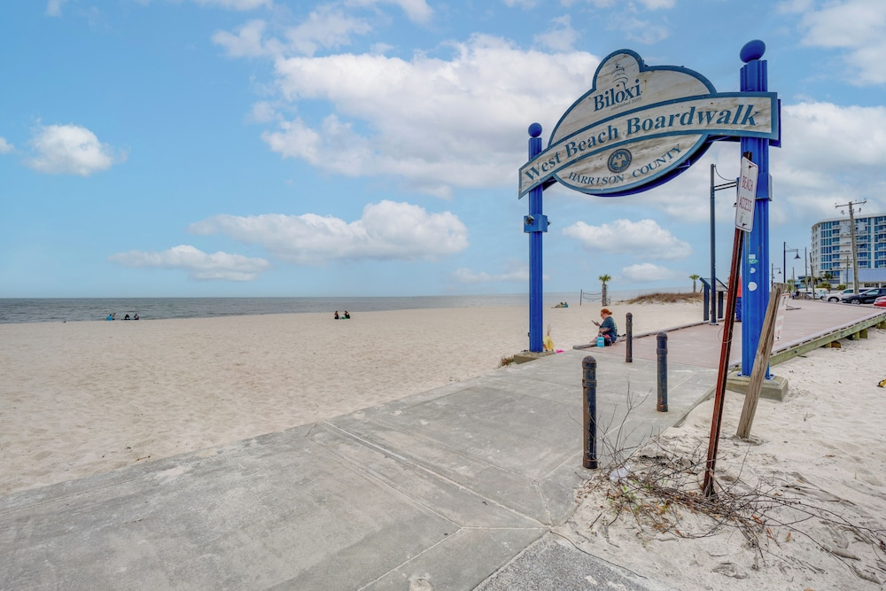 Steps to Boardwalk & Beach! Stylish Biloxi Home