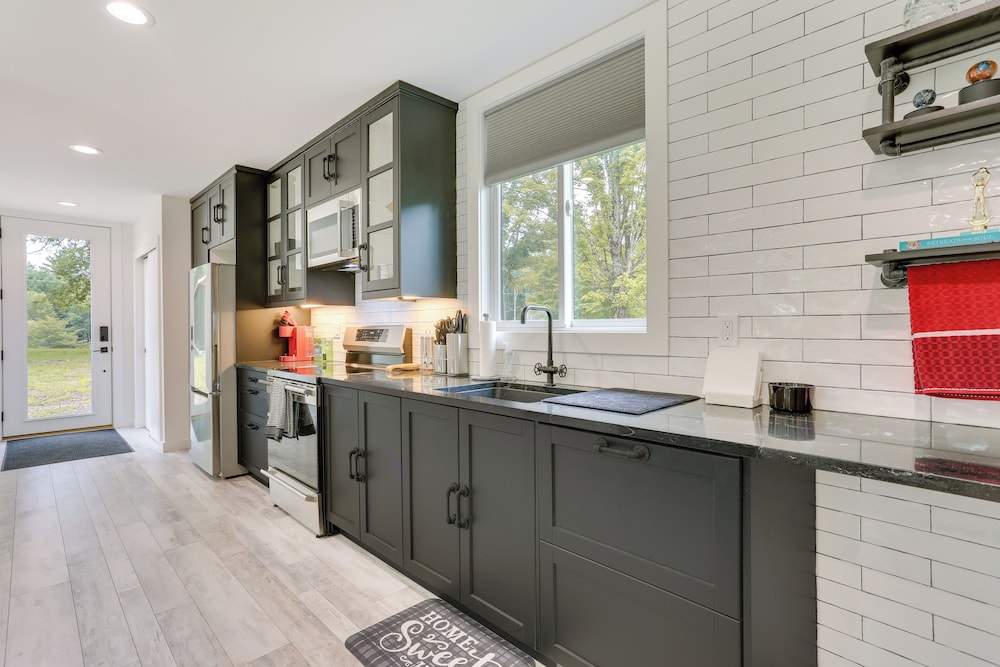 Lakefront Catskills Container Home: Private Lake