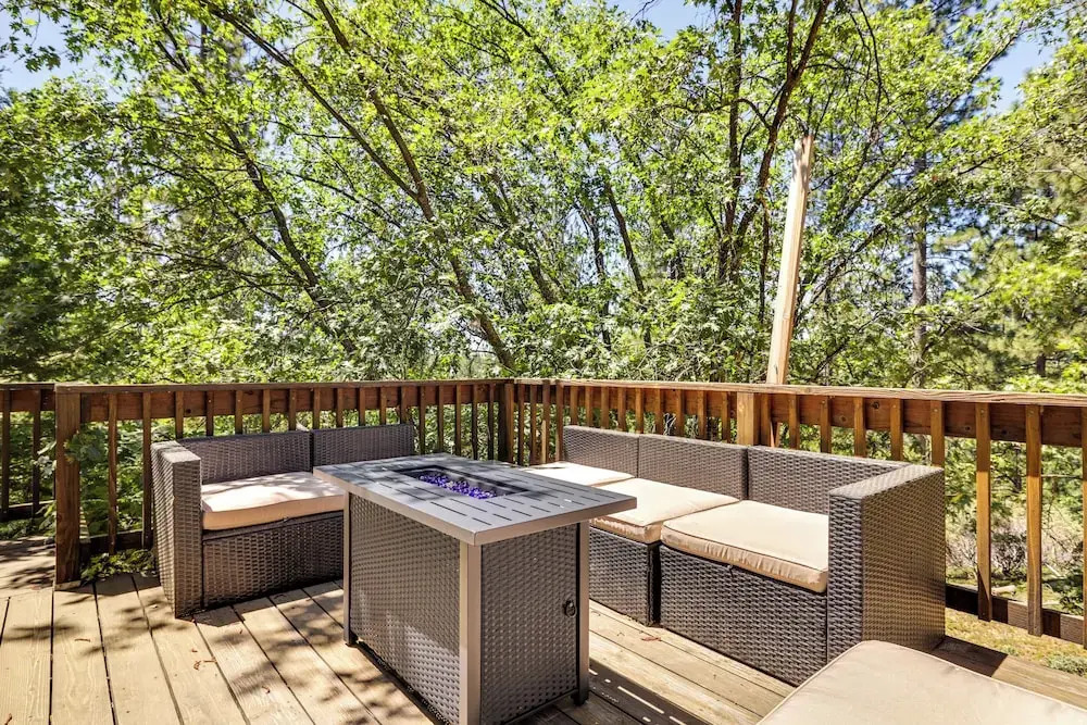 Deck & Gas Grill: Secluded Arnold Cabin Rental!