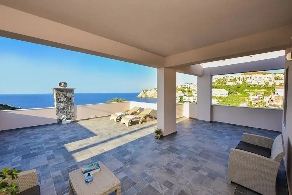 Sea Front Panorama Villa Private Pool