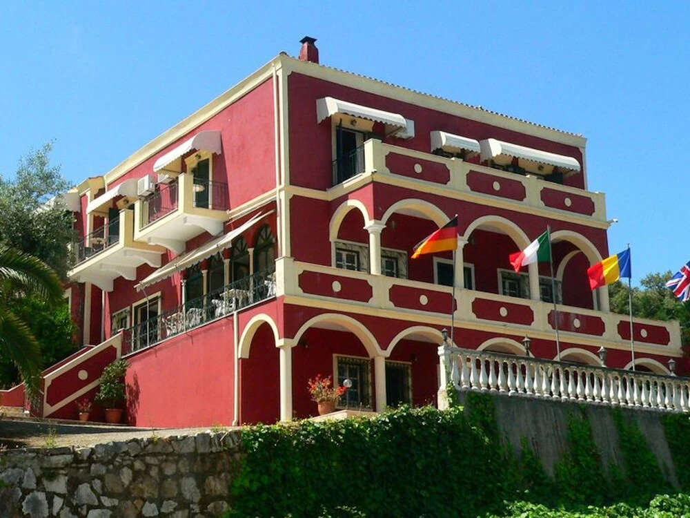 Apraos Bay Hotel In Kalamaki Beach, a nice view over the whole Apraos Bay