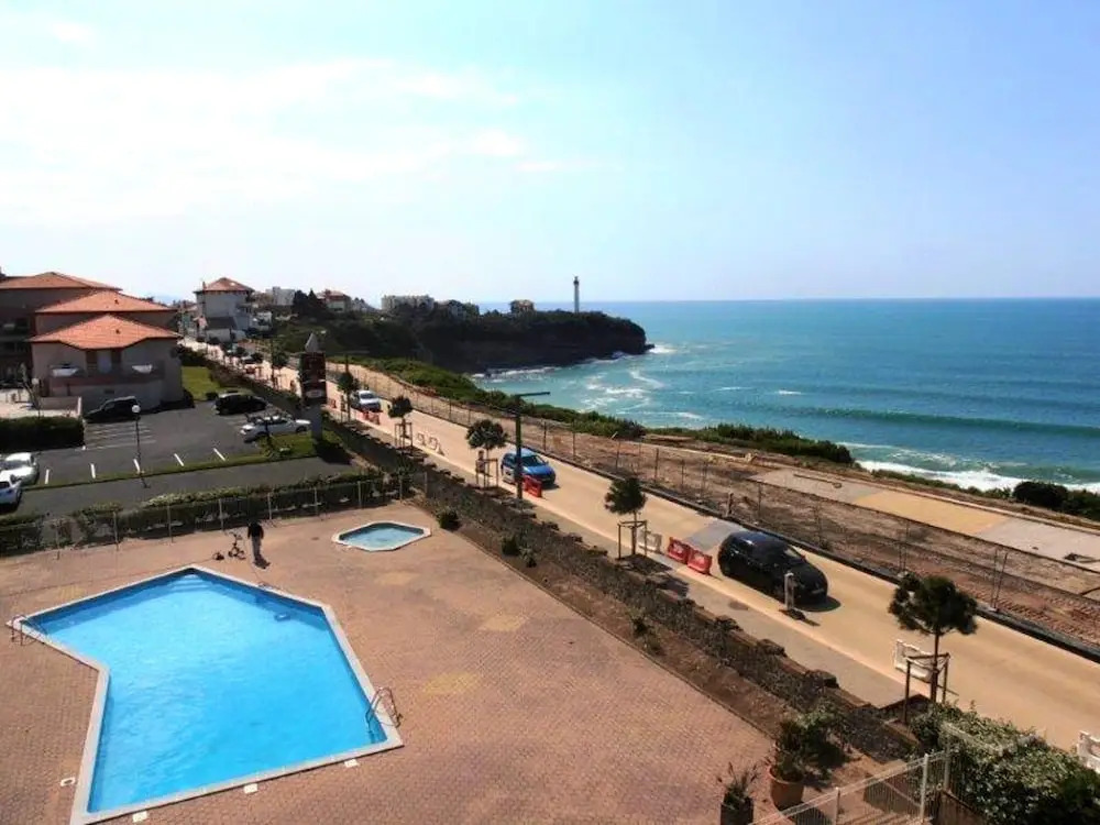 Apartment With one Bedroom in Anglet, With Wonderful sea View, Pool Ac