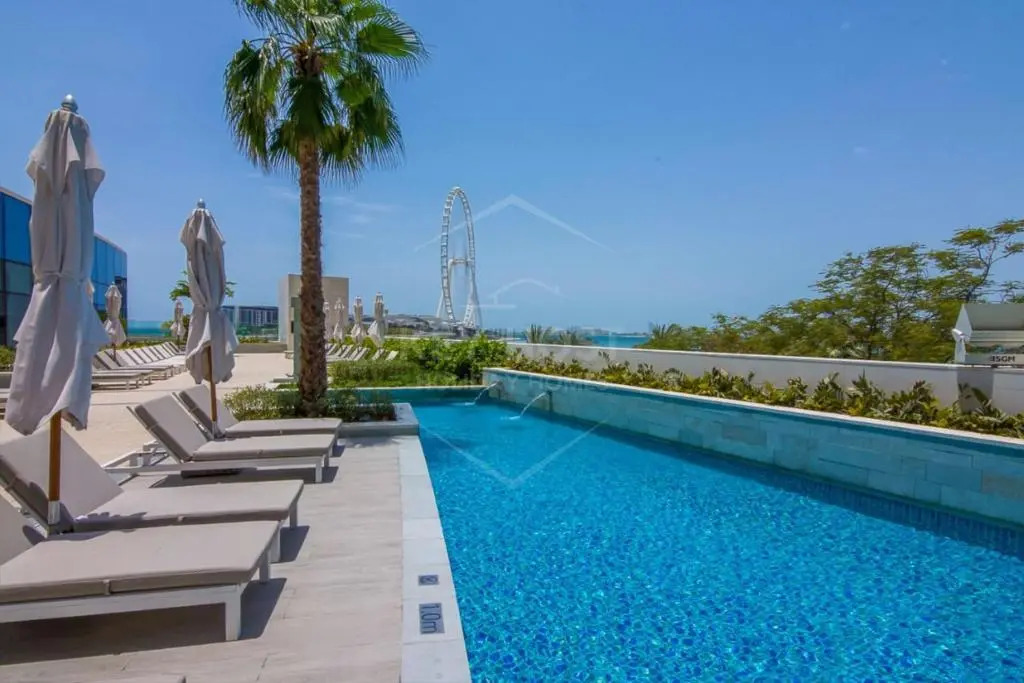 KeyHost - Stunning 1BR - The Address Beach Residences JBR -Dubai Marina View - K1470