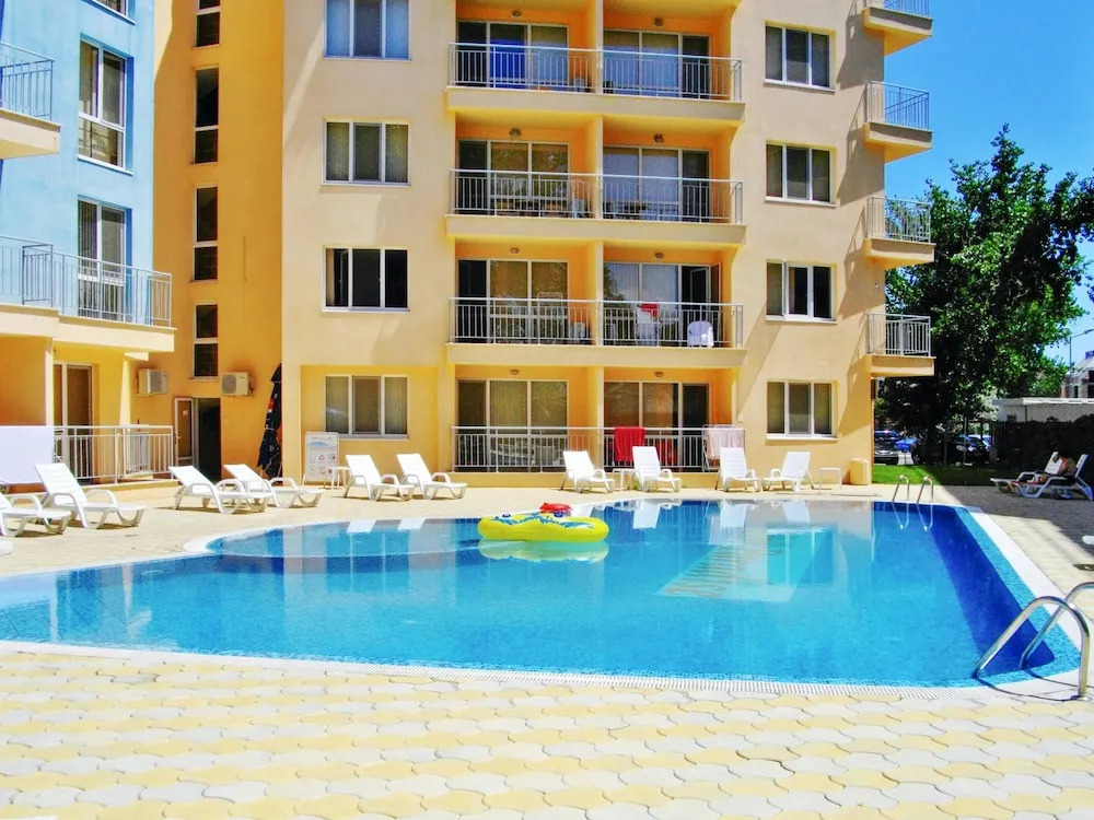 Apartment With one Bedroom in Slantchev Briag, With Wonderful City View, Shared Pool, Balcony - Near the Beach