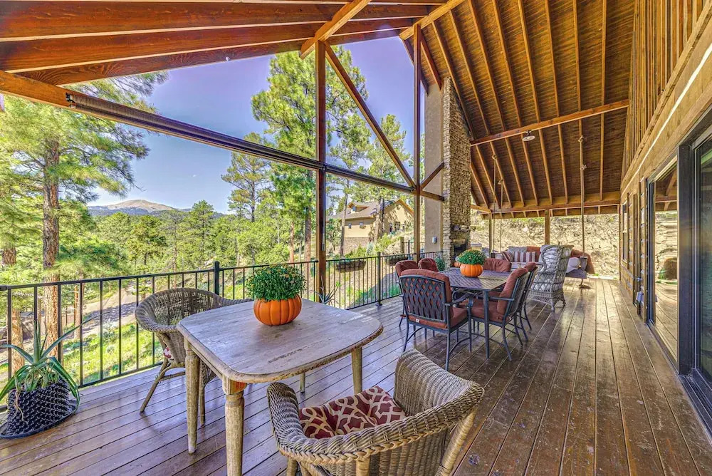 Scenic Ruidoso Escape w/ Hot Tub & Mountain View!