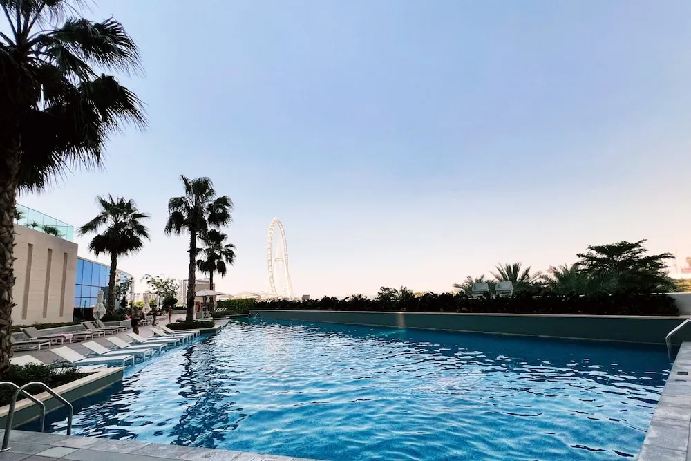 2BR Beachfront Apt w Ain Dubai Views at JBR