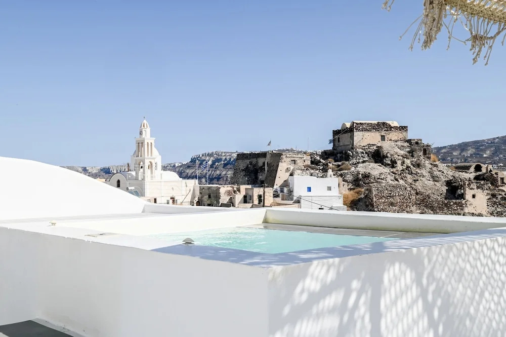 White Curves Santorini