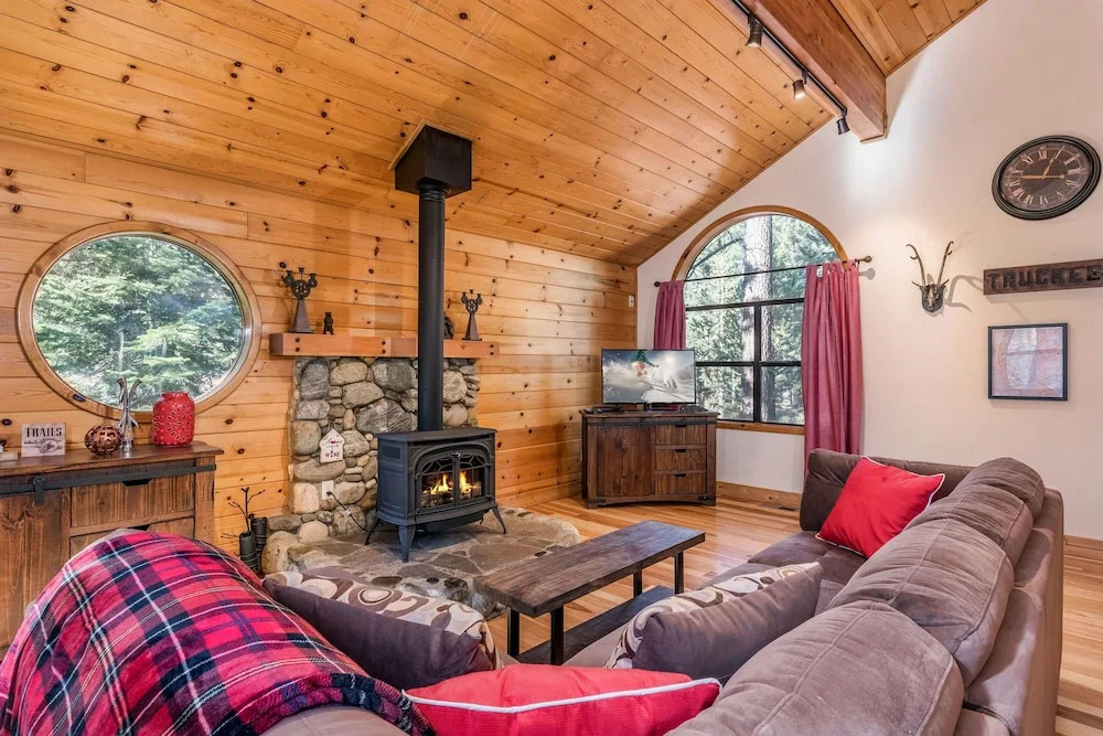 Snowmass Log House on the River by RedAwning