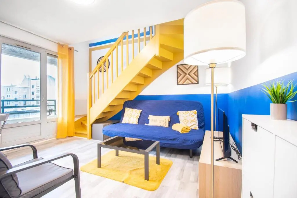 Charmant T2 sur Île de Nantes avec Parking et Balcon