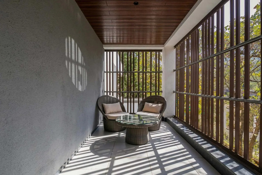 Reflection House by StayVista with Pool, Terrace bar, Indoor games & Exquisite interiors in a nutshell