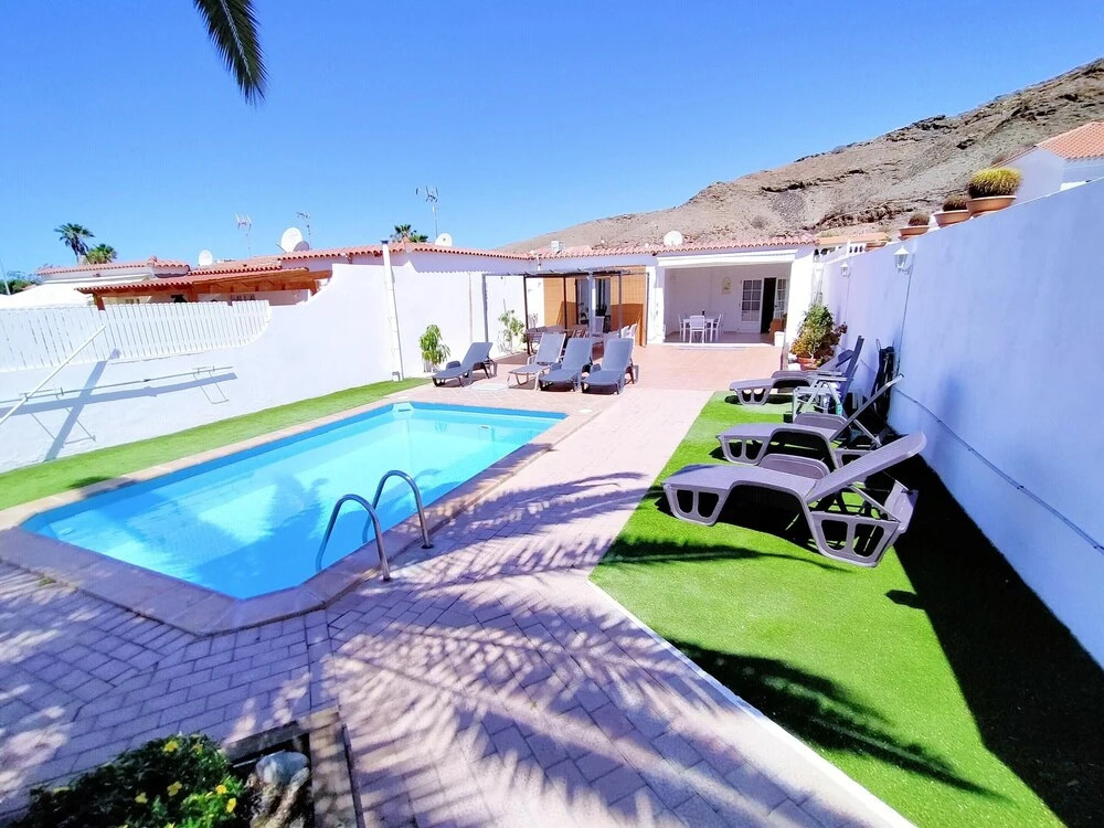 Villa With 3 Bedrooms in Mogán, With Private Pool, Enclosed Garden and Wifi