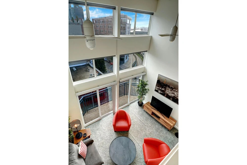 Belltown Court Loft Penthouse - One Bedroom Apartment with Balcony