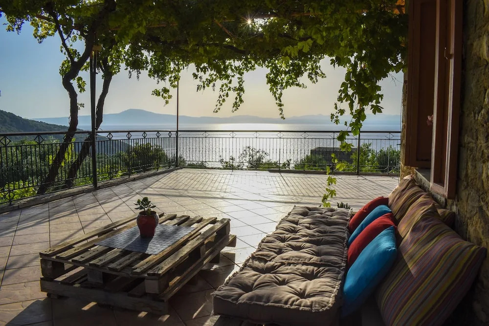 Stone Residence With Sea Views Near the Beach
