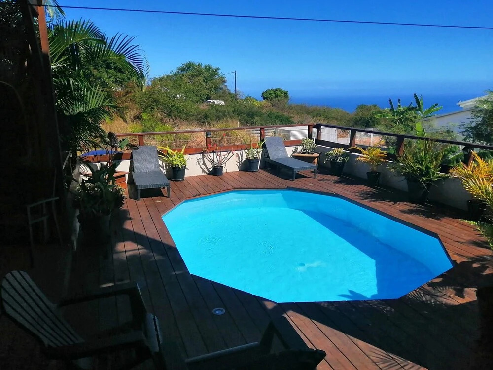 Villa with 3 Bedrooms in la Saline, with Wonderful Sea View, Private Pool, Furnished Garden - 8 Km From the Beach