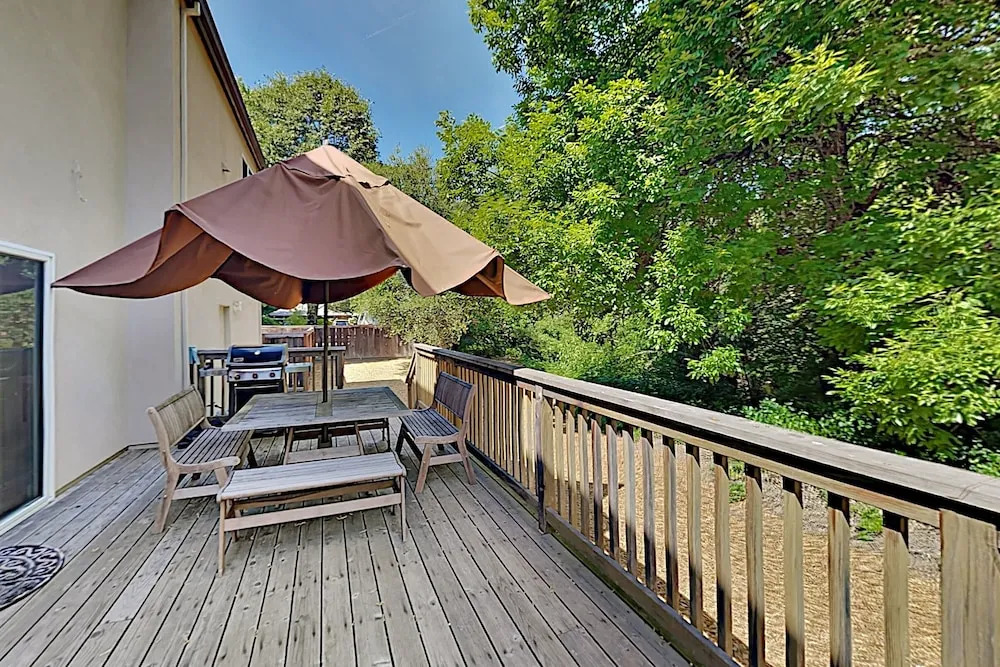 Elegant Creek-Side Home w/ Deck & Private Hot Tub home