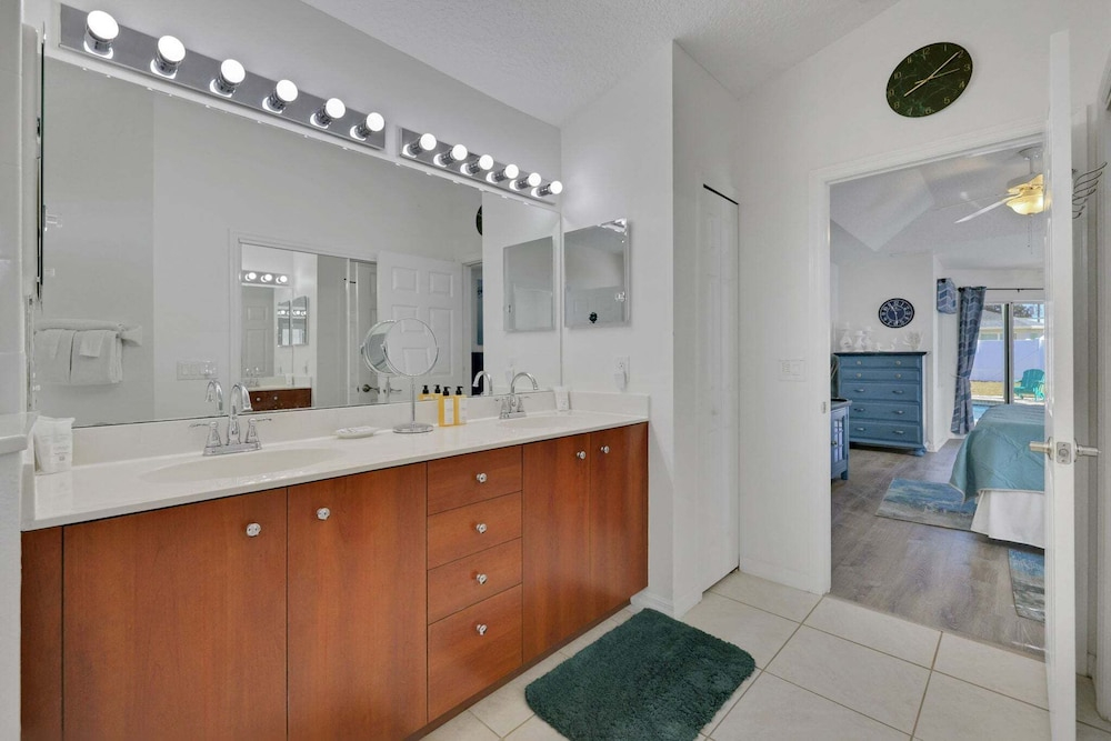 Contemporary Coastal Escape With Heated Pool, Fenced Yard, & Outdoor Dining