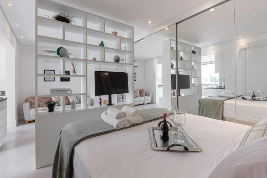 Easy Star - Studio com Garden Encantador ao lado de Congonhas - DF01H