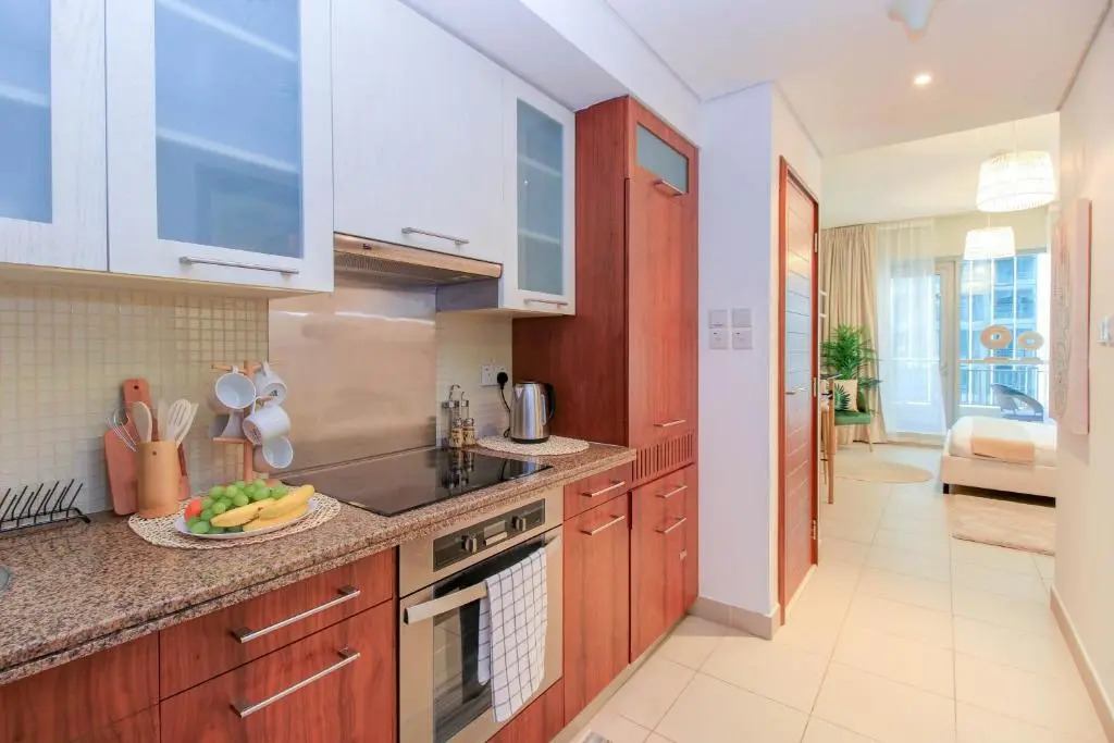 Durrani Homes - Luxurious Studio near Dubai Mall with pool view