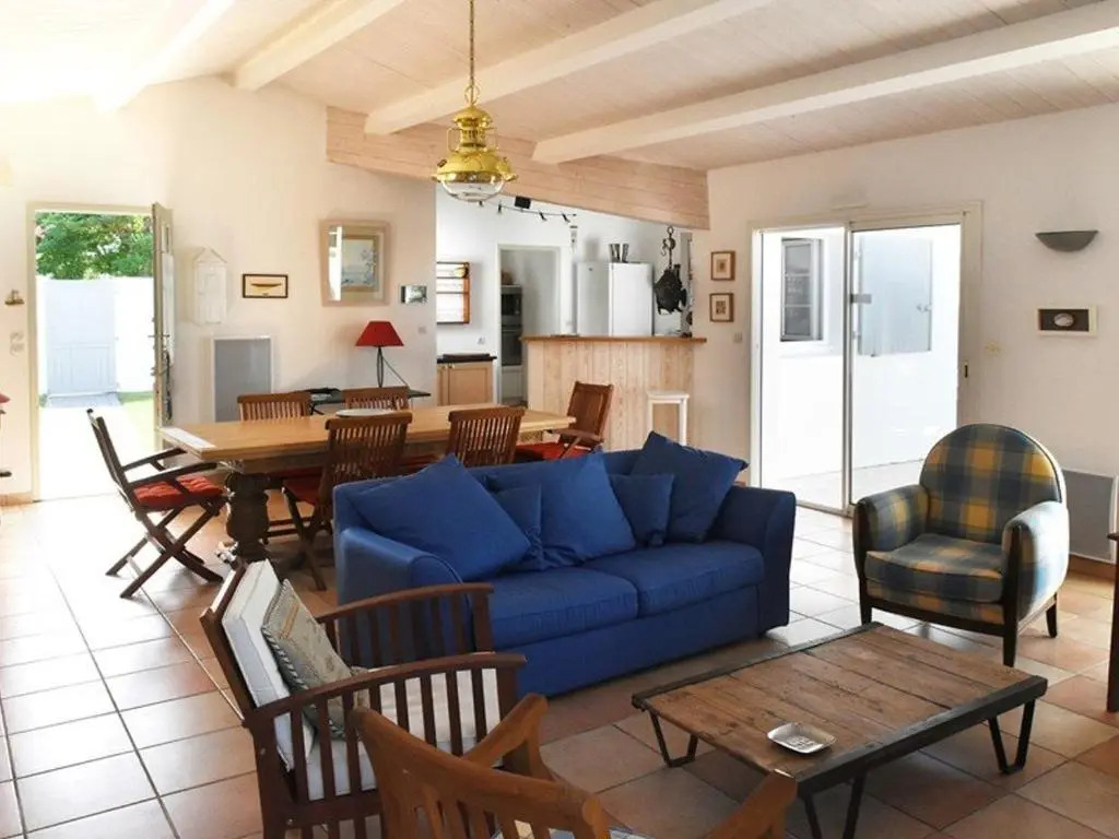 Maison spacieuse avec jardin, cheminée, internet et lits faits à larrivée - Les Portes-en-Ré - FR-1-434-10