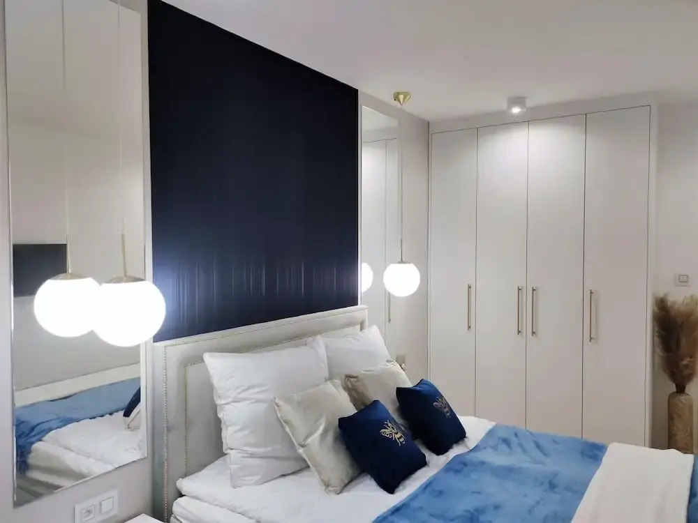 A Comfortable Apartment With a Swimming Pool and Sauna in Dziwnow for 4 People