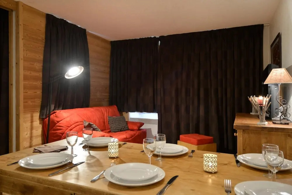 Belle Plagne 3 Rooms Apartment 6 People of 36 m2, on the Slopes And105