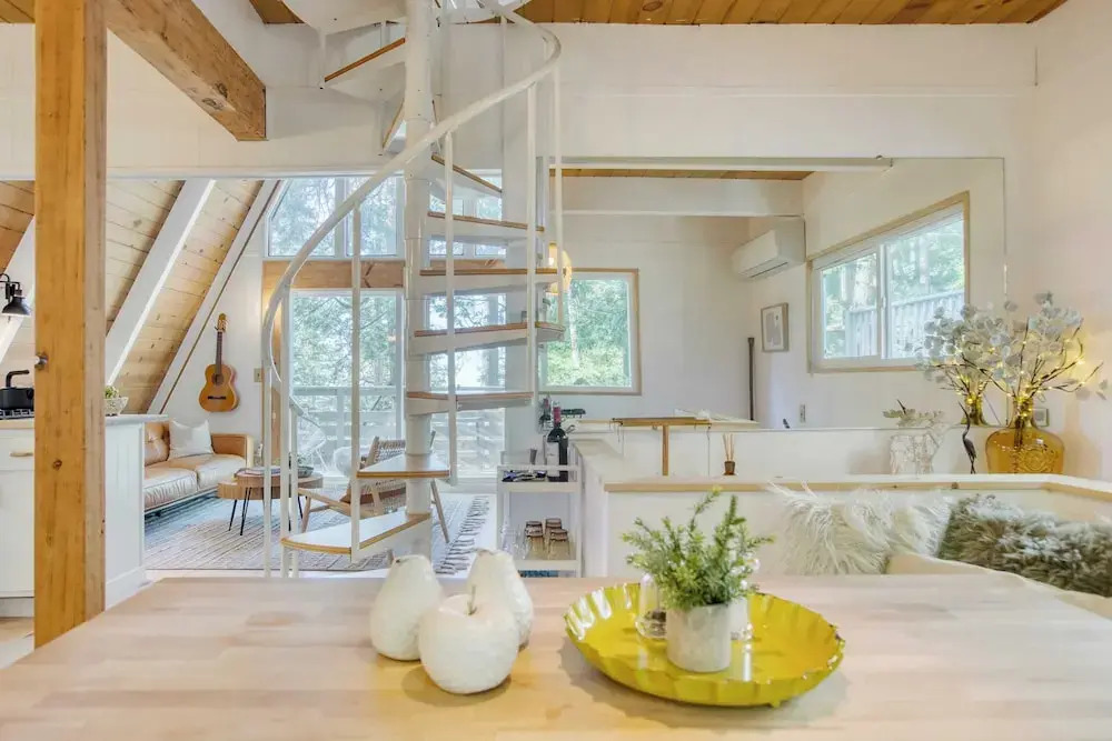 A-frame Retreat by Avantstay Modern Interiors 2 Decks Views