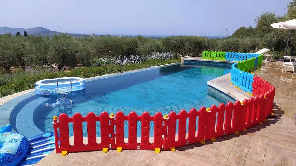The Olive Retreat Villa pool treehouse sleeps 10